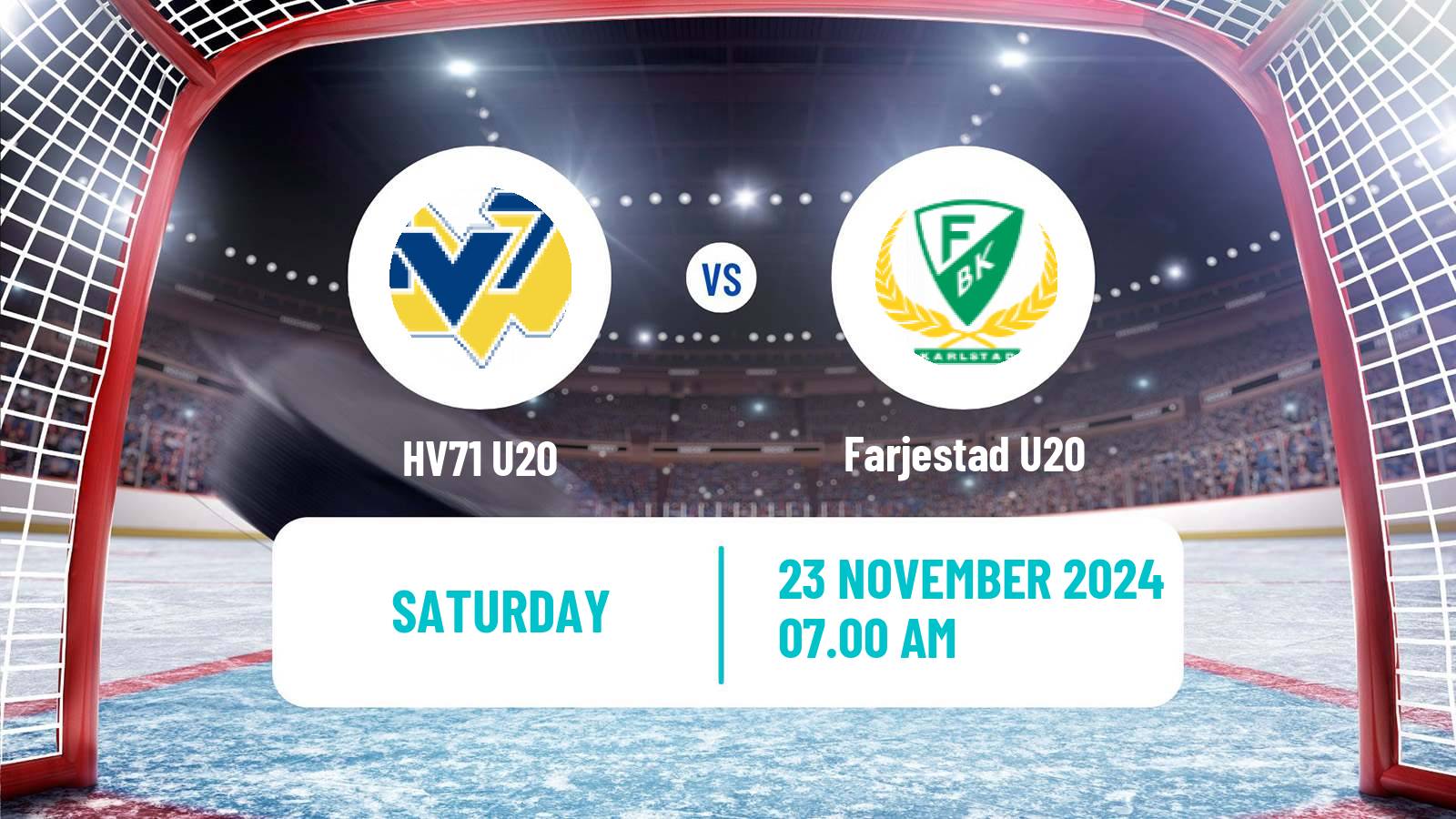 Hockey Swedish Superelit U20 Hockey HV71 U20 - Farjestad U20