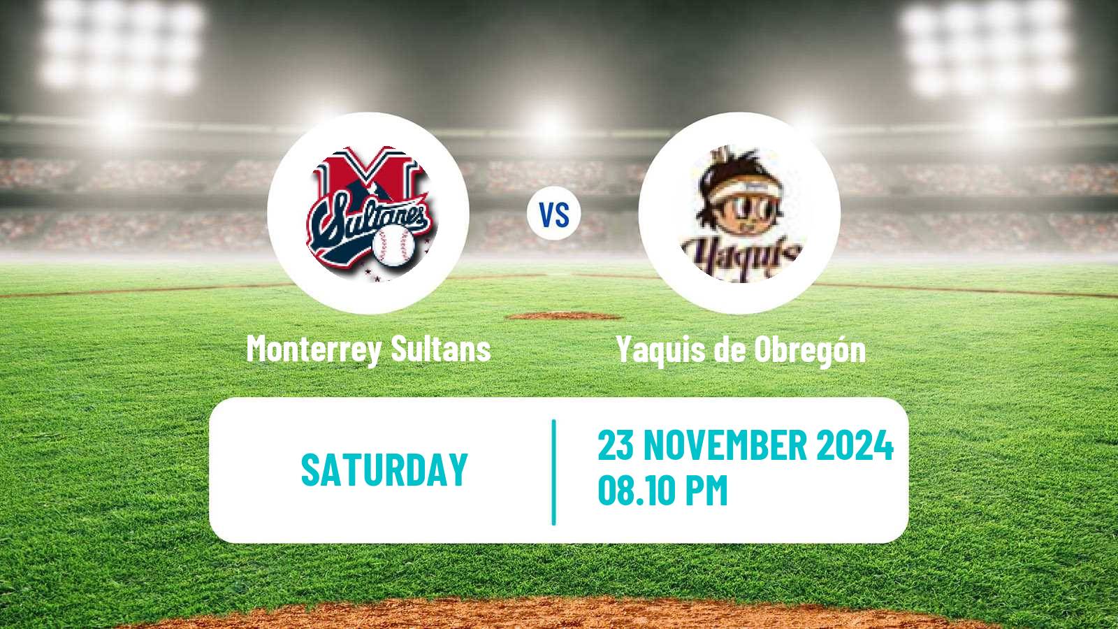 Baseball LMP Monterrey Sultans - Yaquis de Obregón