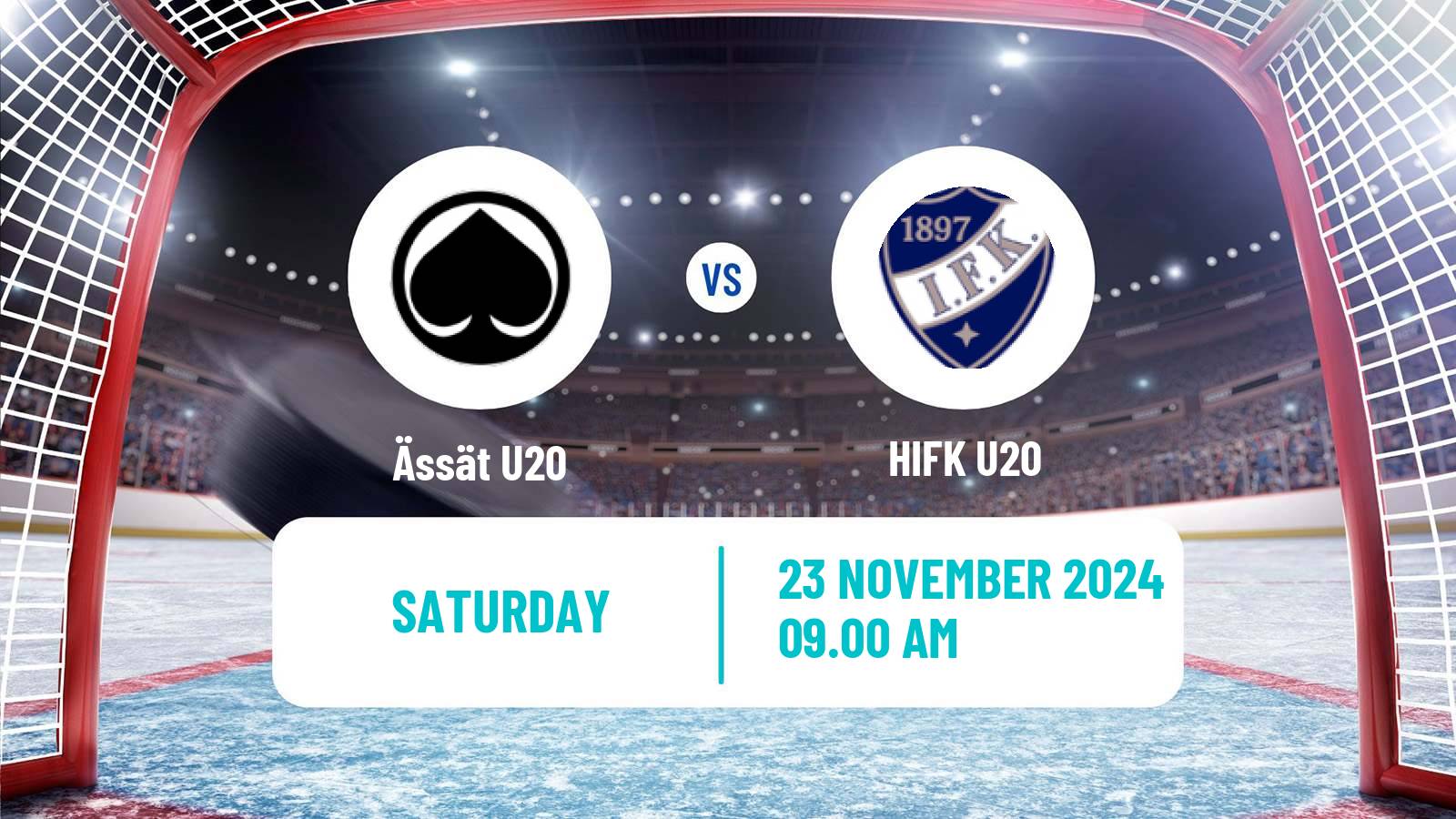 Hockey Finnish SM-sarja U20 Ässät U20 - HIFK U20