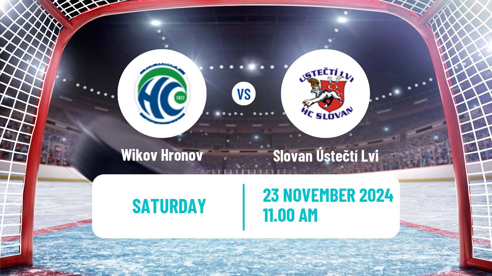 Hockey Czech 2 Liga Hockey West Wikov Hronov - Slovan Ústečtí Lvi