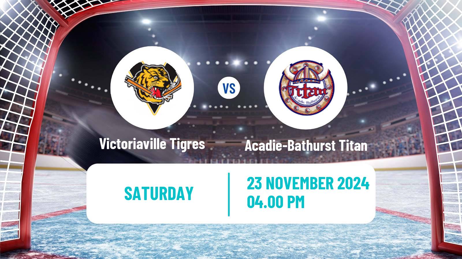 Hockey QMJHL Victoriaville Tigres - Acadie-Bathurst Titan