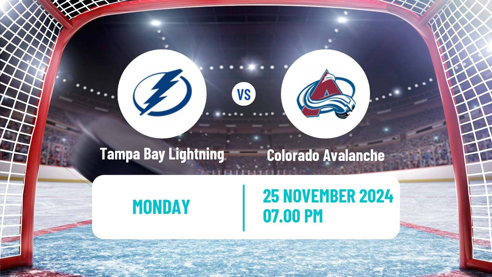 Hockey NHL Tampa Bay Lightning - Colorado Avalanche