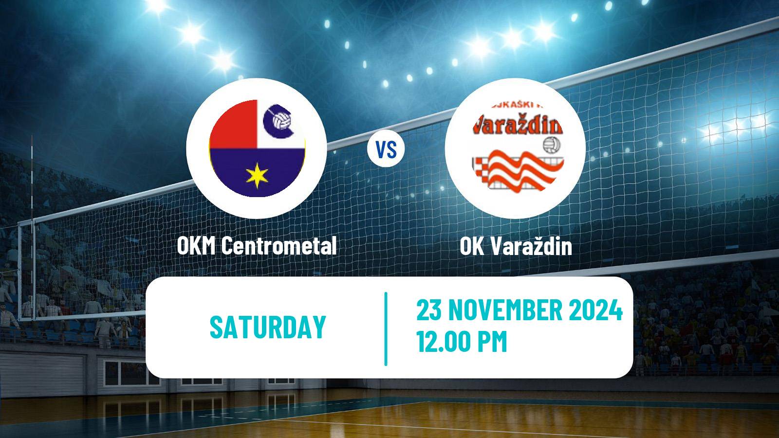 Volleyball Croatian Superliga Volleyball OKM Centrometal - Varaždin