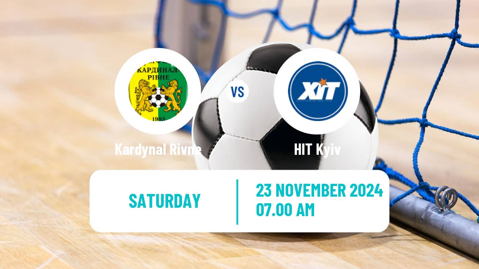 Futsal Ukrainian Extra Liga Futsal Kardynal Rivne - HIT Kyiv