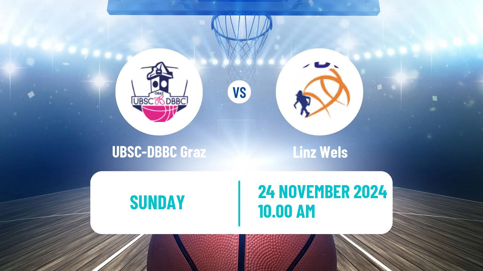 Basketball Austrian Basketball Superliga Women UBSC-DBBC Graz - Linz Wels