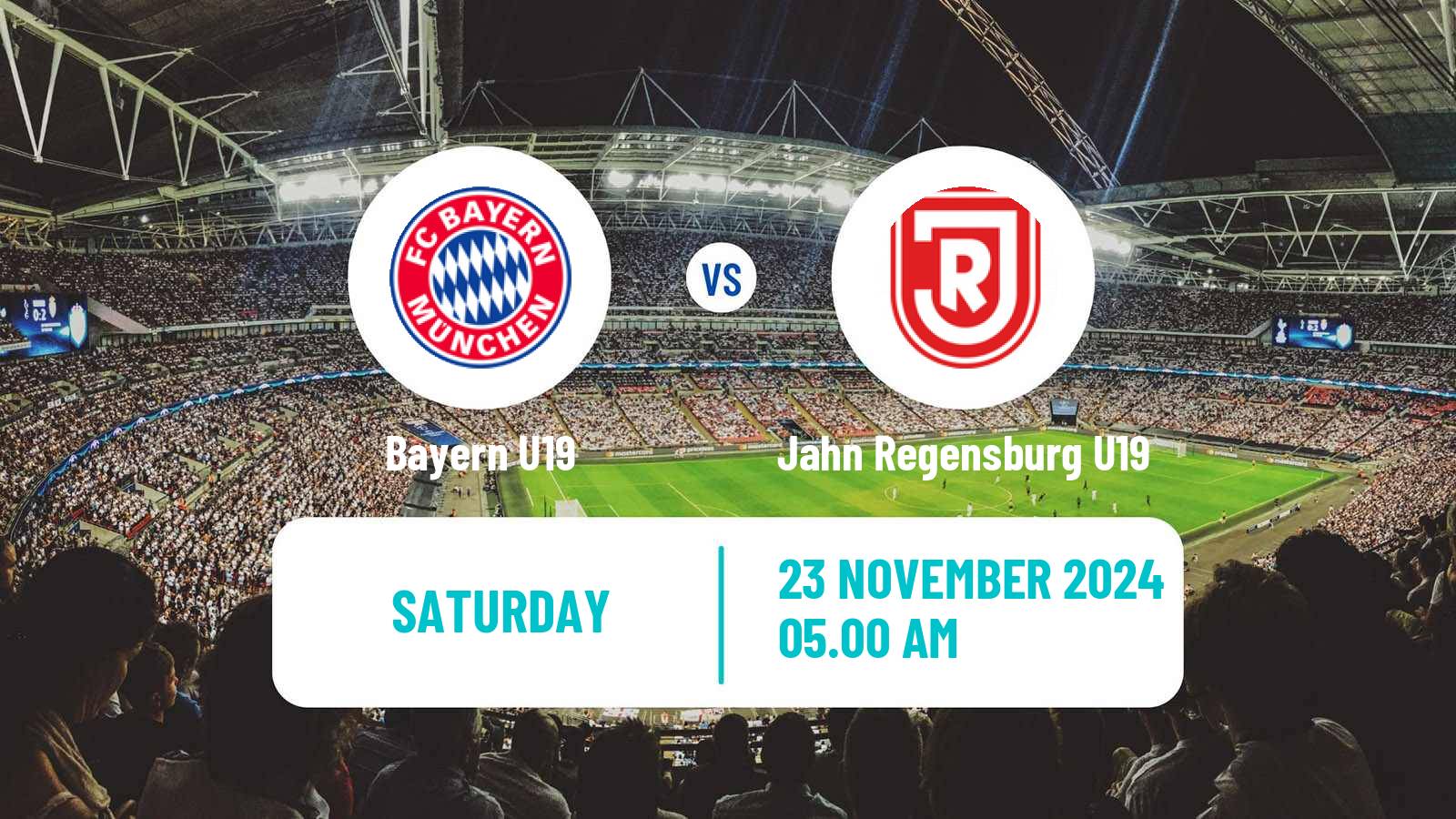 Soccer German DFB Youth League Bayern U19 - Jahn Regensburg U19