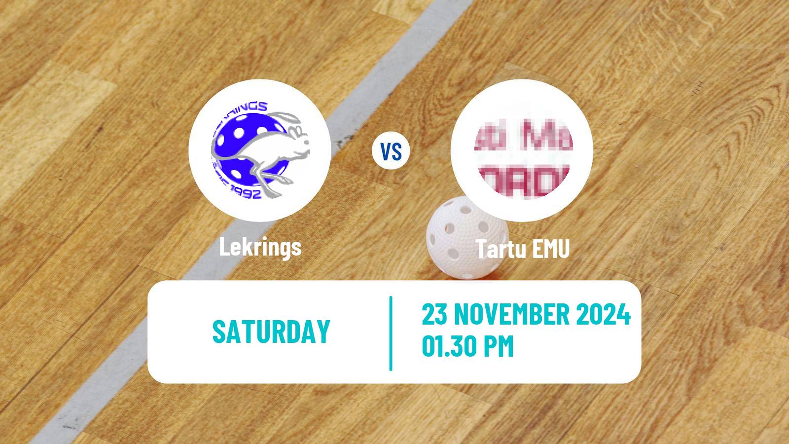 Floorball Latvian Elvi Liga Women Lekrings - Tartu EMU