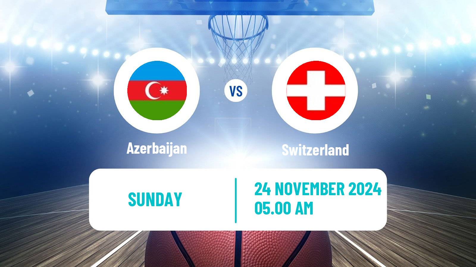 Basketball World Championship Basketball Azerbaijan - Switzerland