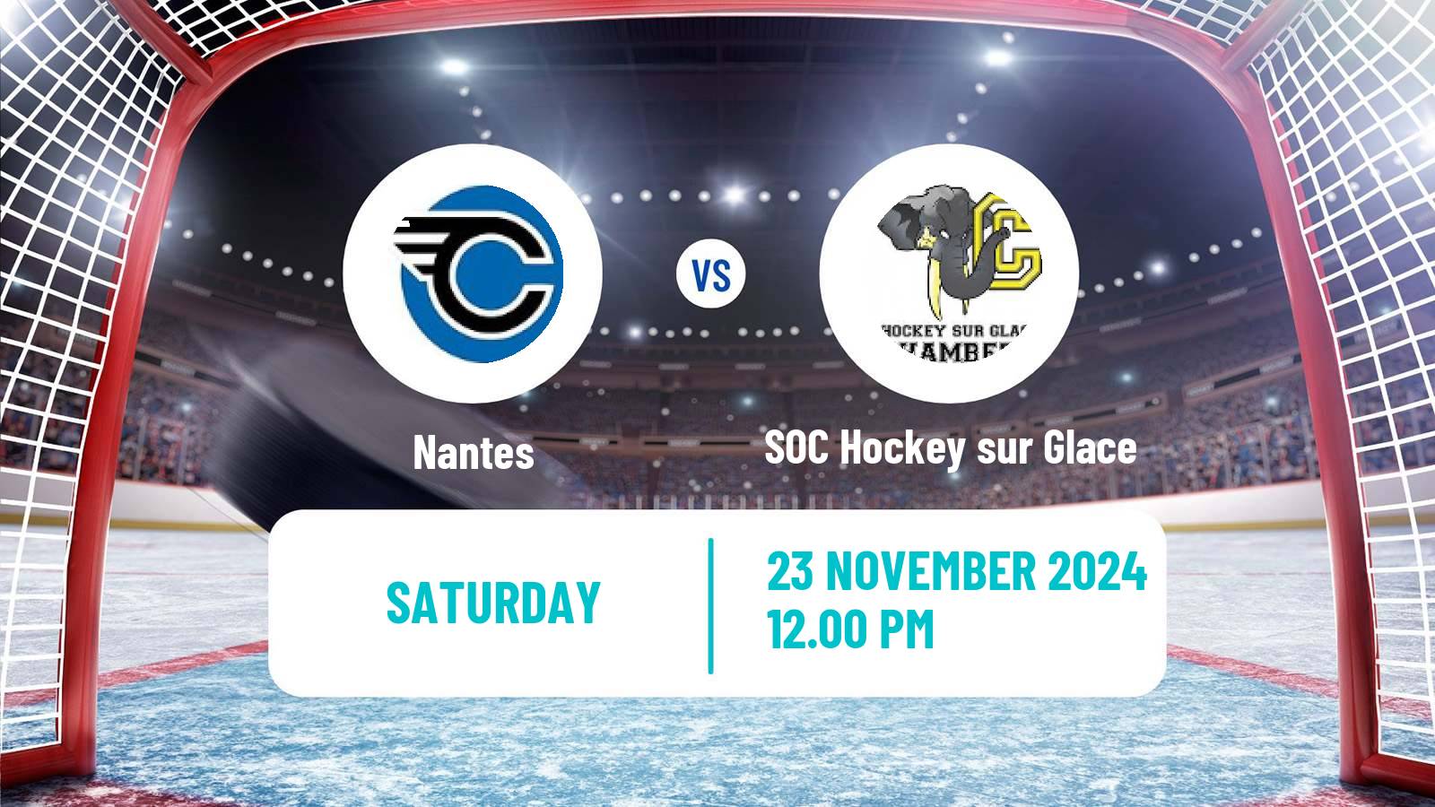 Hockey French D1 Ice Hockey Nantes - SOC Hockey sur Glace