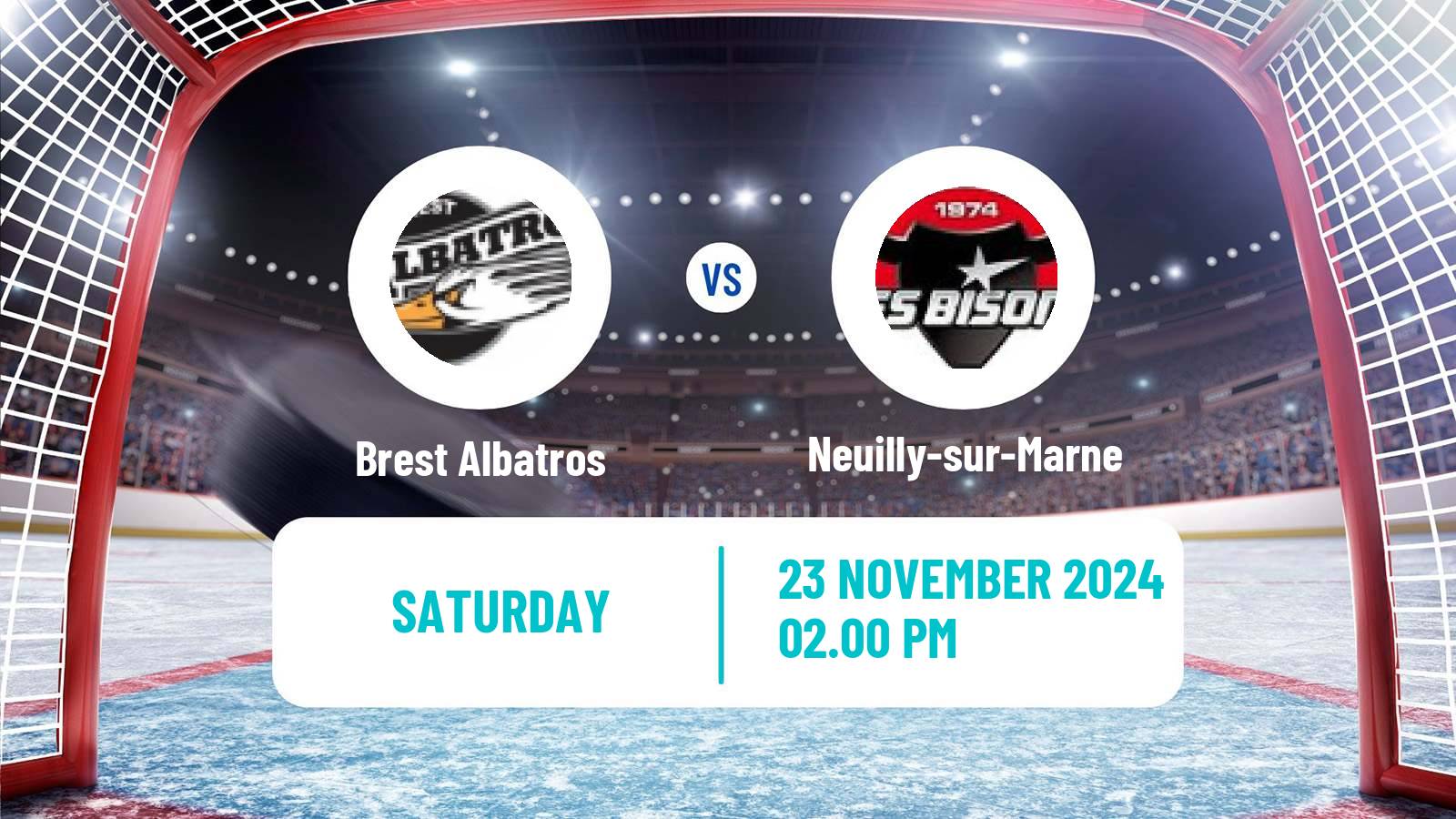 Hockey French D1 Ice Hockey Brest Albatros - Neuilly-sur-Marne