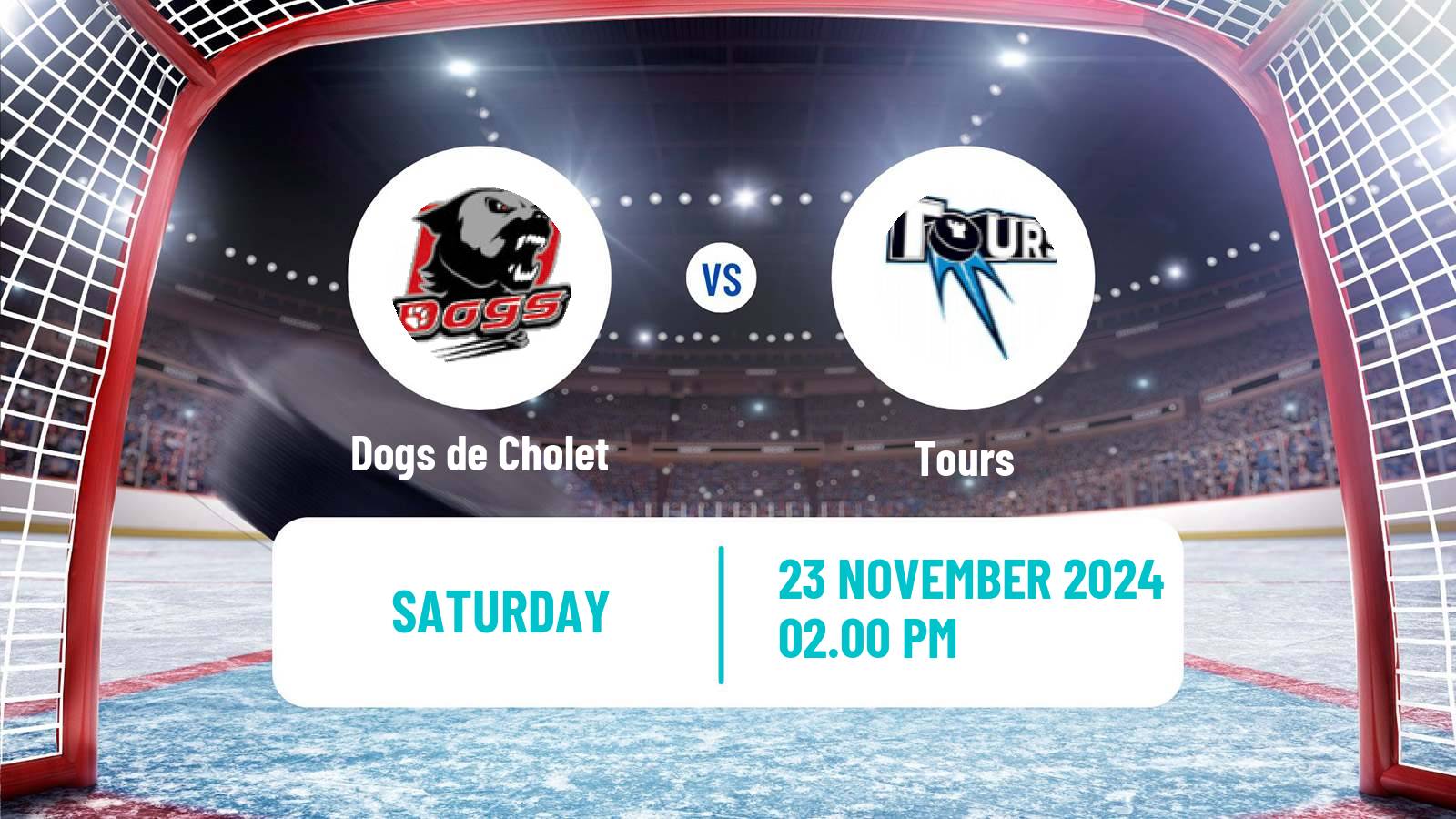 Hockey French D1 Ice Hockey Dogs de Cholet - Tours