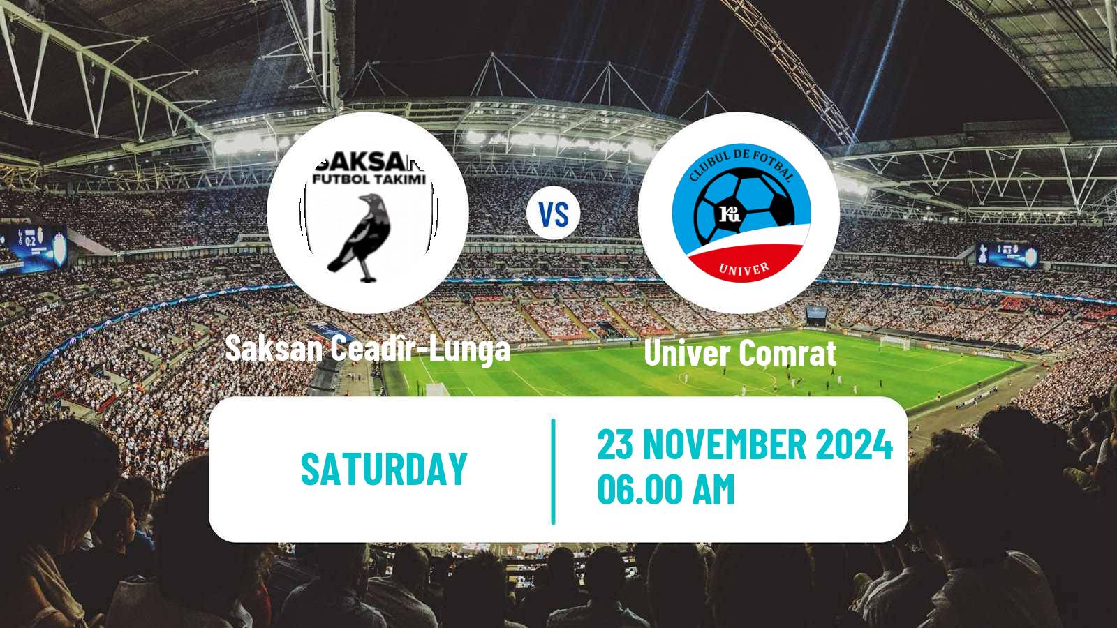 Soccer Moldovan Liga 1 Saksan Ceadîr-Lunga - Univer Comrat