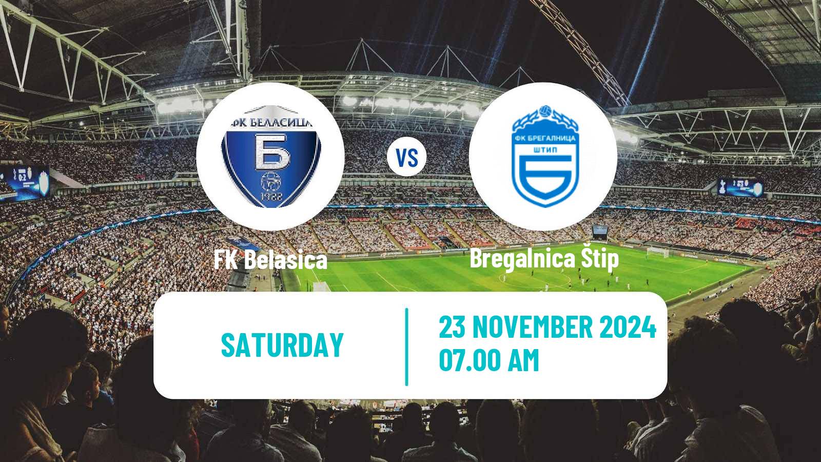 Soccer North Macedonian 2 MFL Belasica - Bregalnica Štip