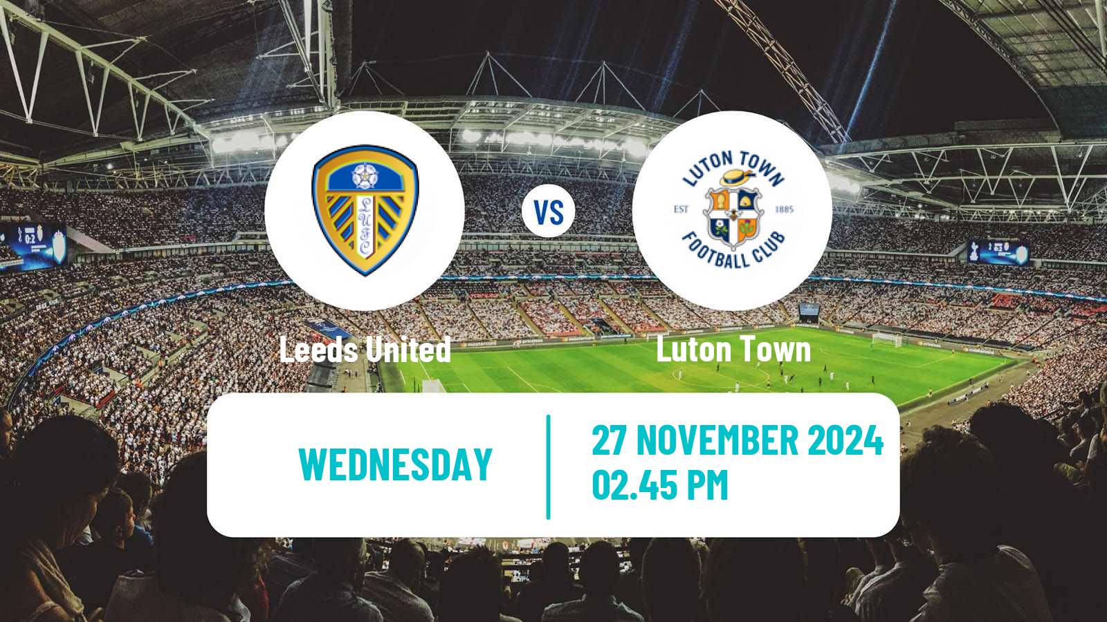 Soccer English League Championship Leeds United - Luton Town