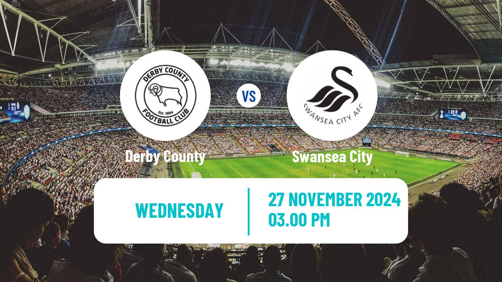 Soccer English League Championship Derby County - Swansea City