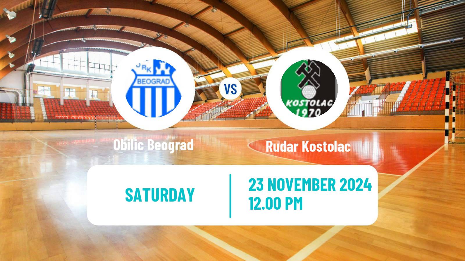 Handball Serbian Superliga Handball Obilic Beograd - Rudar Kostolac