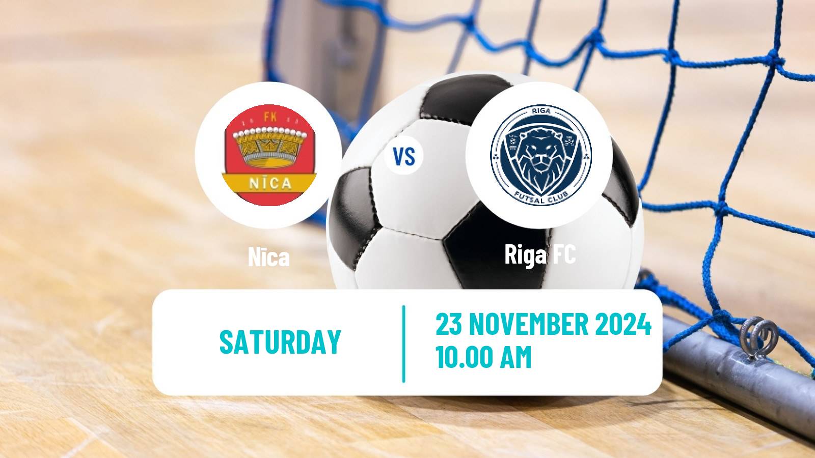 Futsal Latvian Virsliga Futsal Nīca - Riga FC