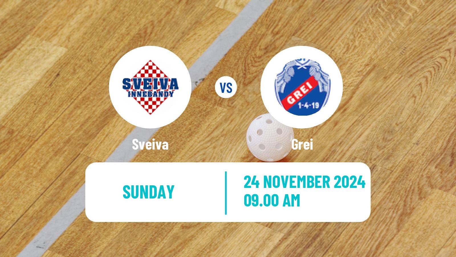 Floorball Norwegian Eliteserien Floorball Women Sveiva - Grei