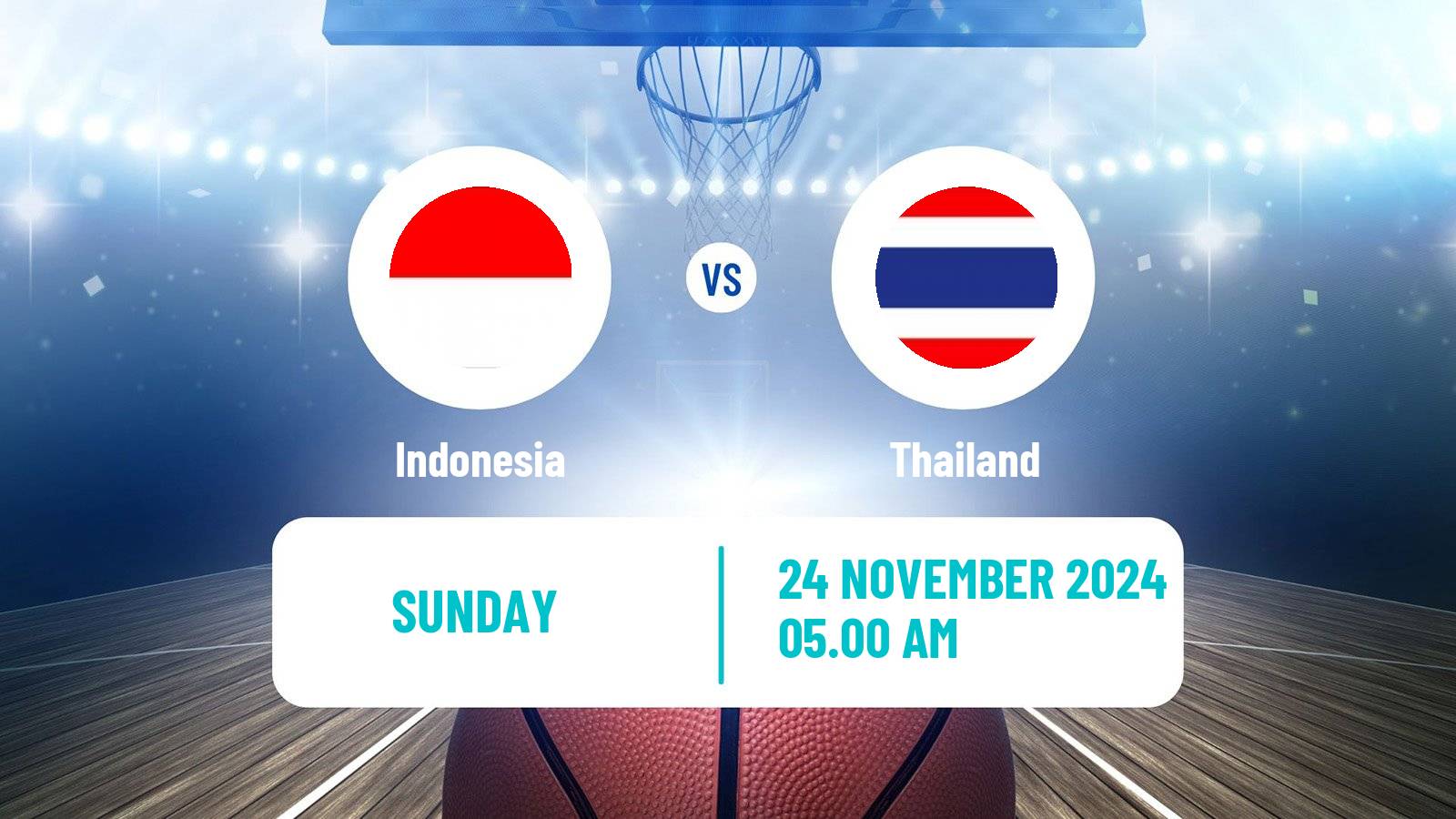 Basketball Asia Cup Basketball Indonesia - Thailand