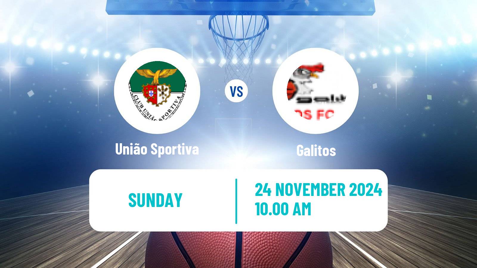 Basketball Portuguese LFB União Sportiva - Galitos