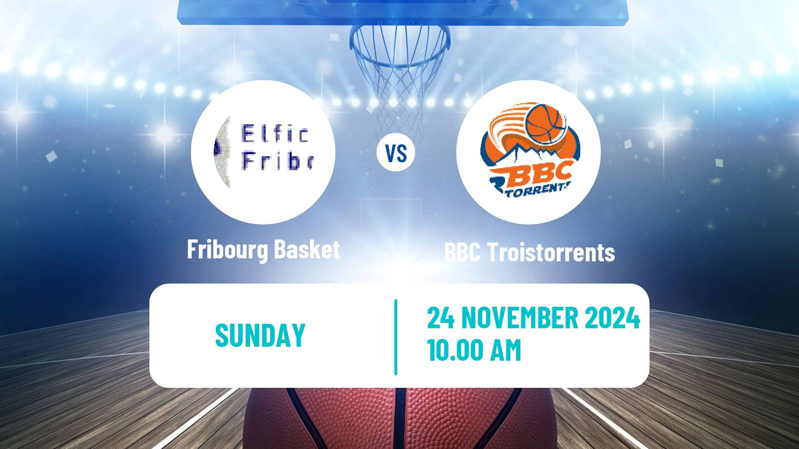 Basketball Swiss SB League Basketball Women Fribourg Basket - BBC Troistorrents