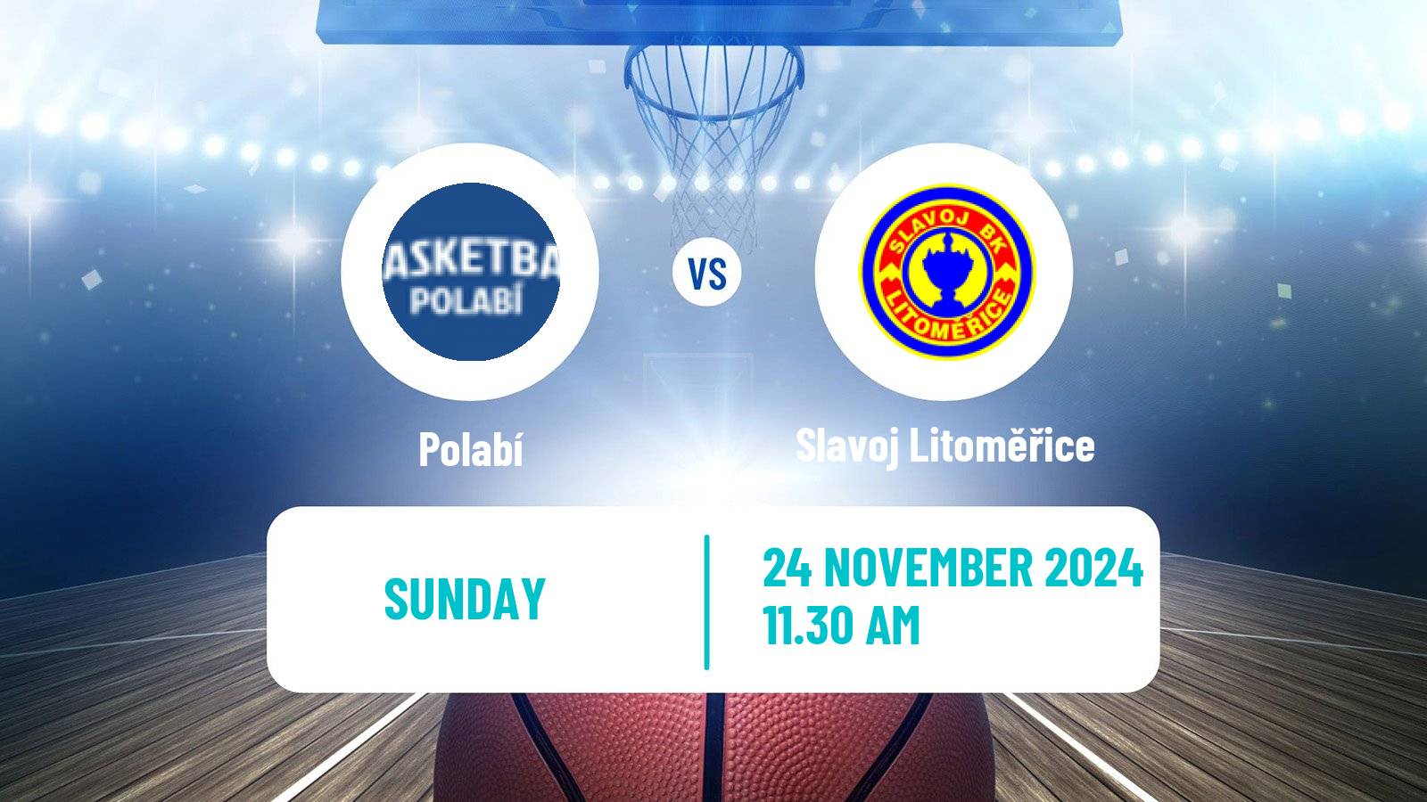 Basketball Czech 1 Liga Basketball Polabí - Slavoj Litoměřice