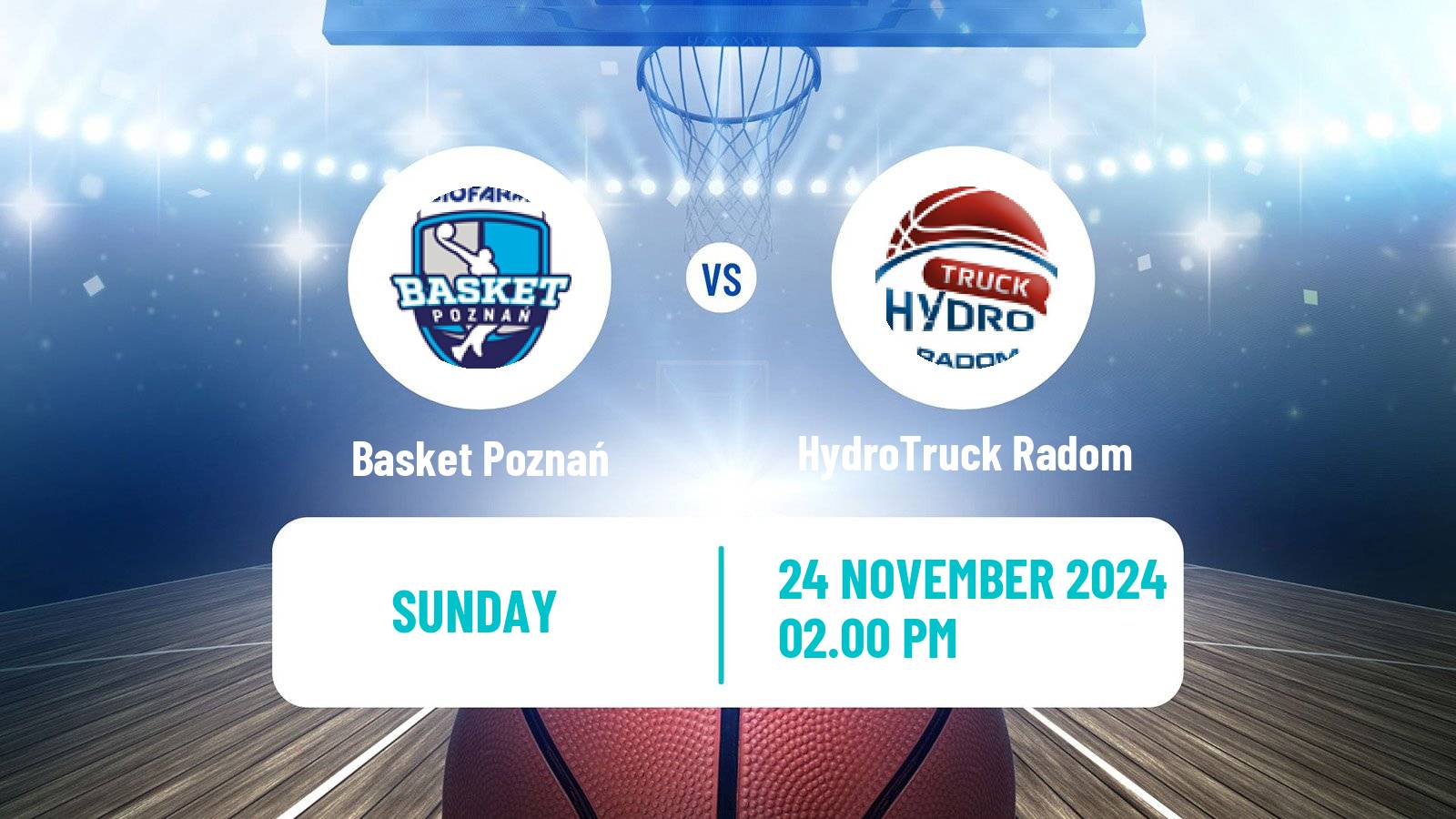 Basketball Polish 1 Liga Basketball Basket Poznań - HydroTruck Radom