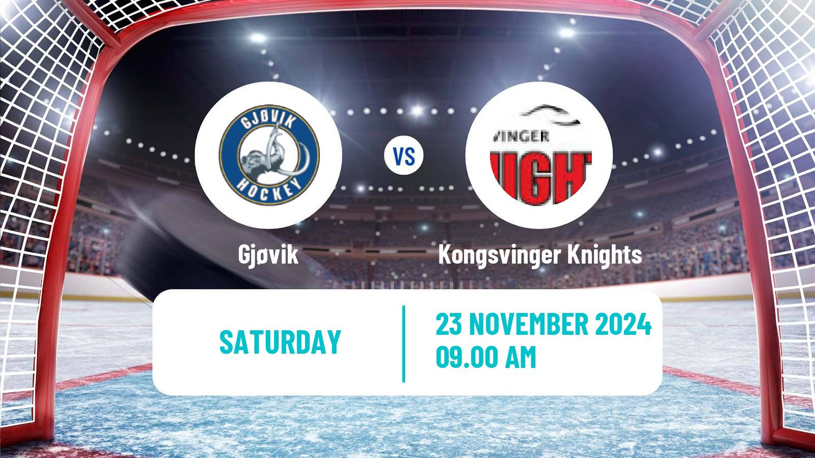 Hockey Norwegian Division 1 Hockey Gjøvik - Kongsvinger Knights