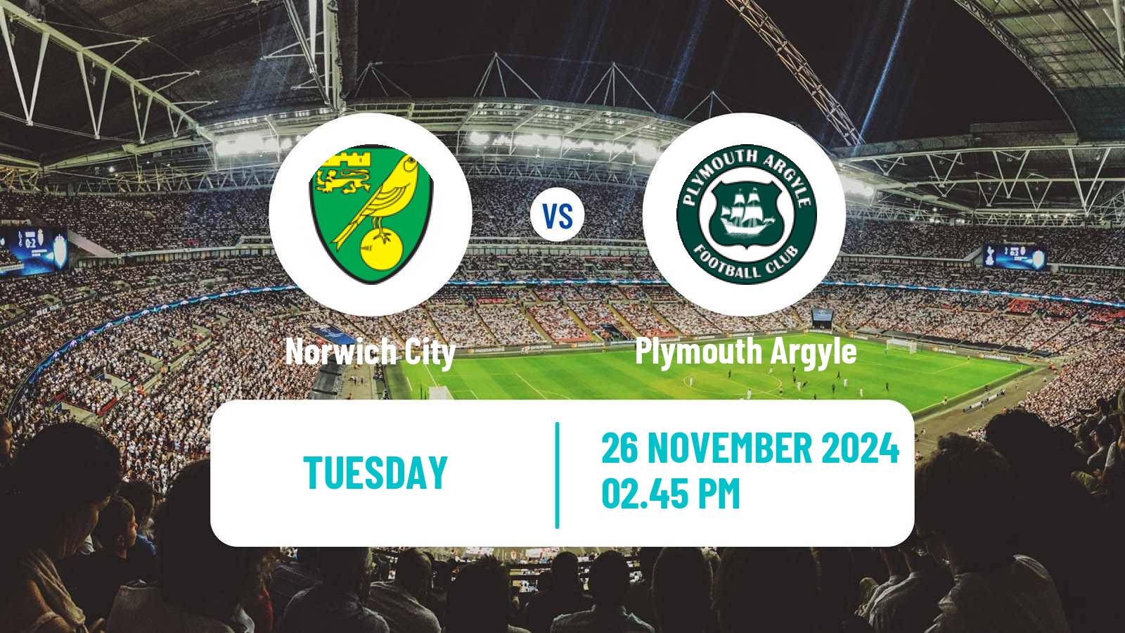 Soccer English League Championship Norwich City - Plymouth Argyle