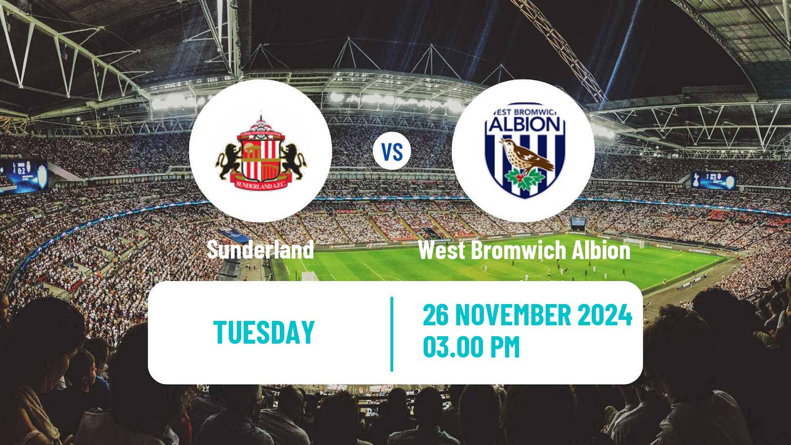 Soccer English League Championship Sunderland - West Bromwich Albion