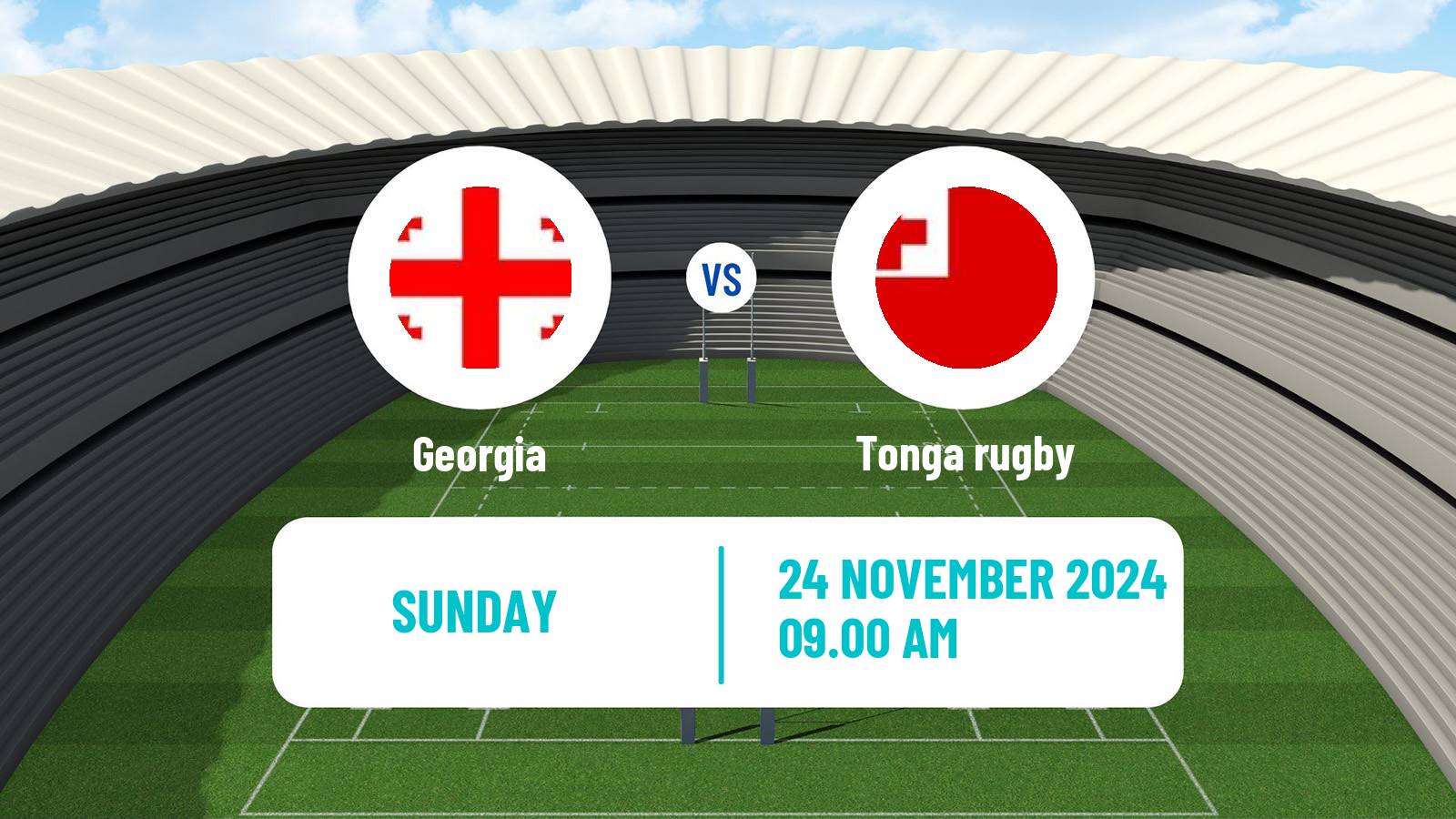 Rugby union Friendly International Rugby Union Georgia - Tonga