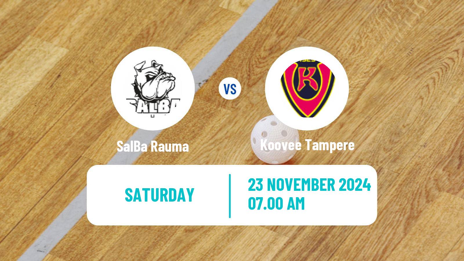 Floorball Finnish Divari SalBa Rauma - Koovee Tampere