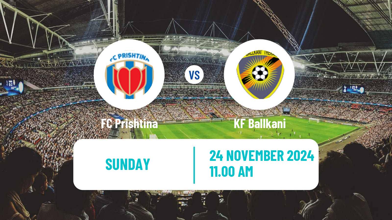 Soccer Kosovo Superliga Prishtina - Ballkani