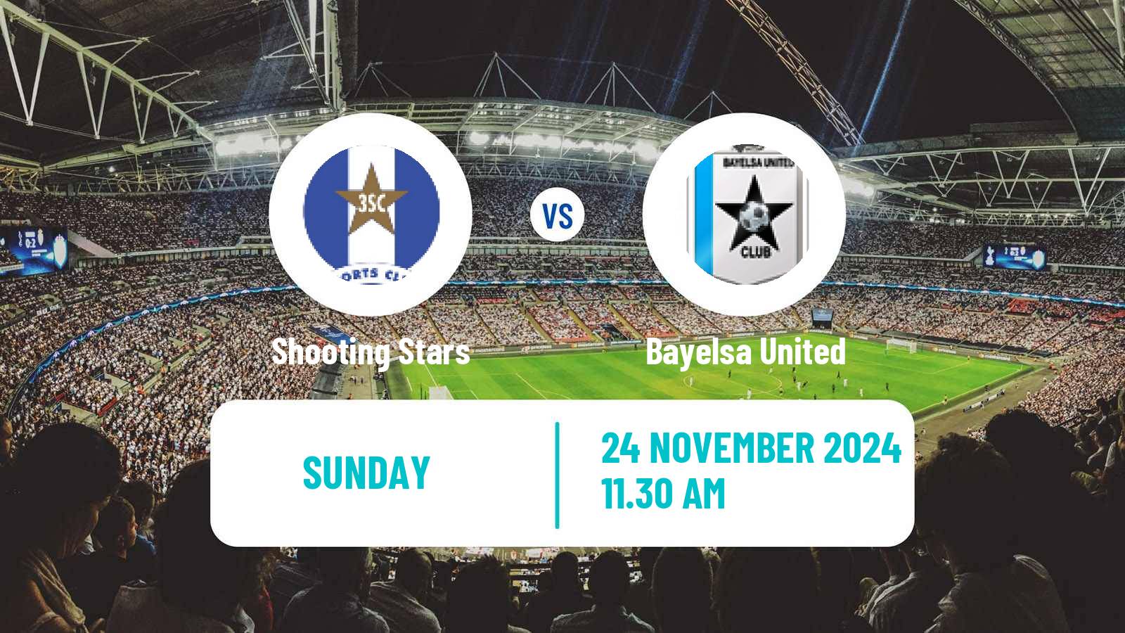 Soccer Nigerian Premier League Shooting Stars - Bayelsa United