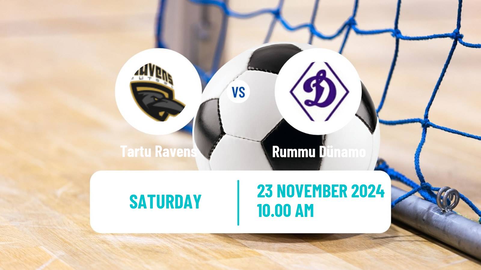 Futsal Estonian Saaliliiga Tartu Ravens - Rummu Dünamo