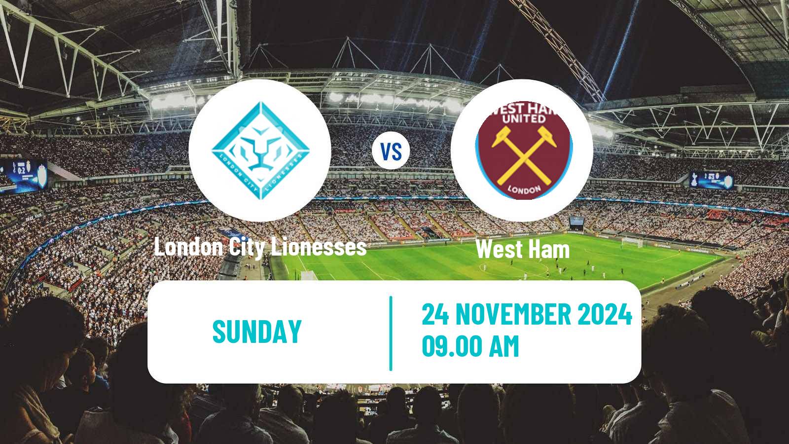 Soccer English League Cup Women London City Lionesses - West Ham