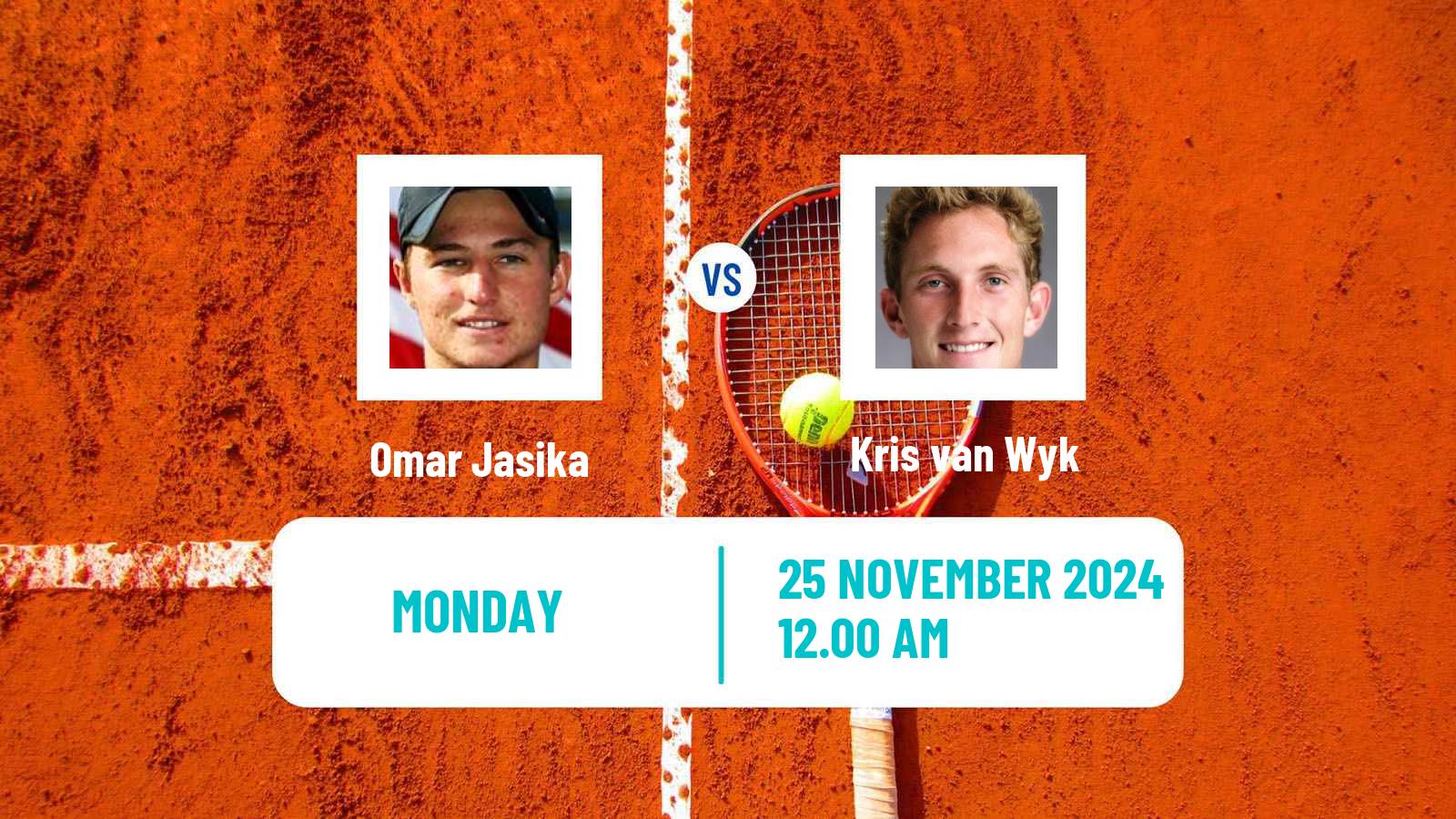 Tennis Yokkaichi Challenger Men Omar Jasika - Kris van Wyk