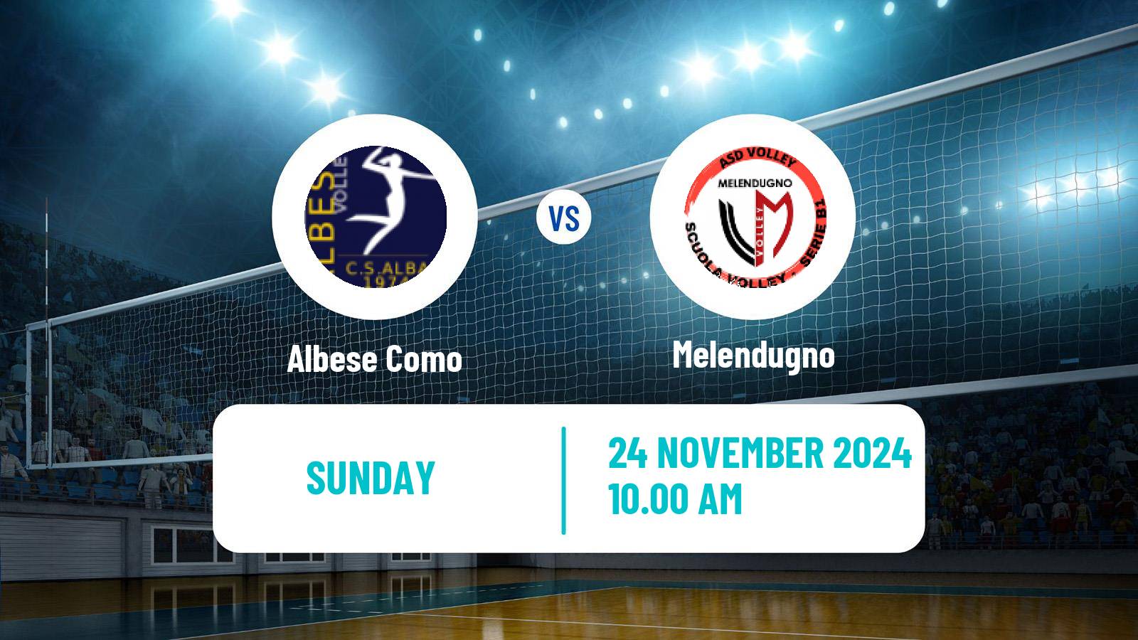 Volleyball Italian Serie A2 Volleyball Women Albese Como - Melendugno