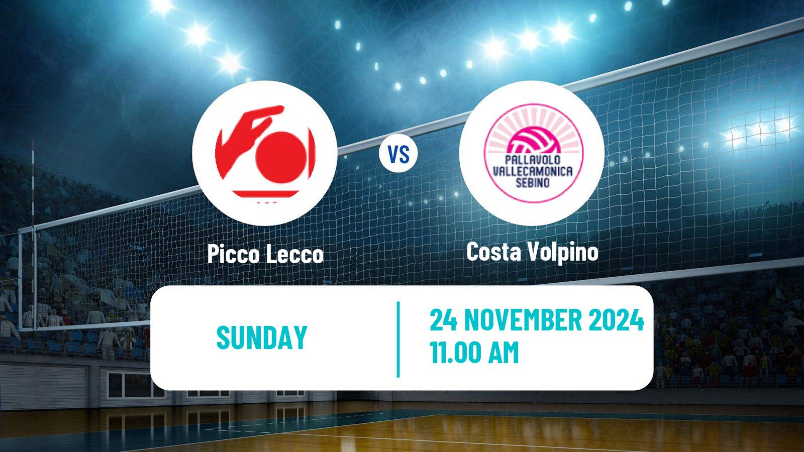 Volleyball Italian Serie A2 Volleyball Women Picco Lecco - Costa Volpino