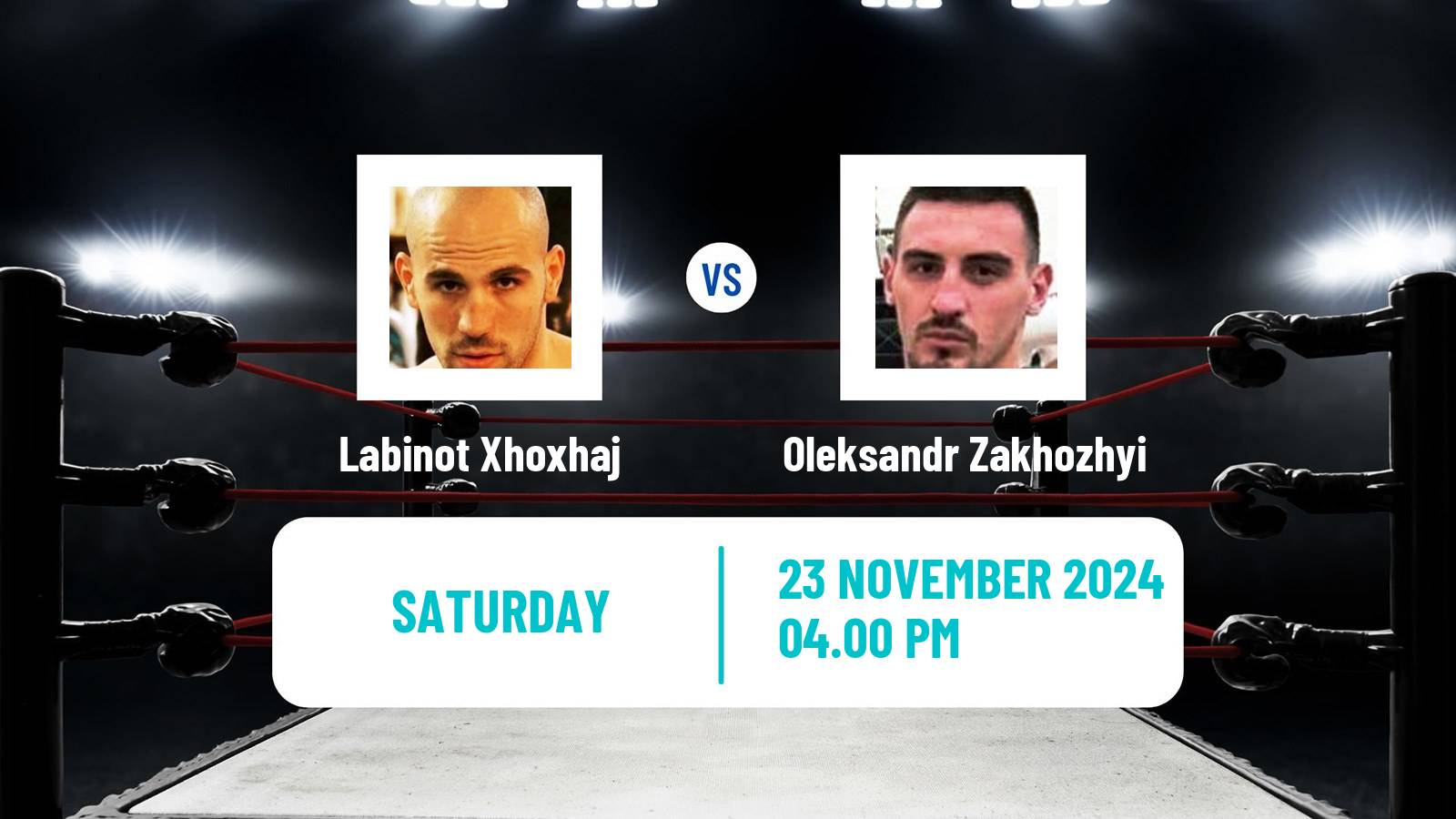 Boxing Heavyweight EBU Title Men Labinot Xhoxhaj - Oleksandr Zakhozhyi