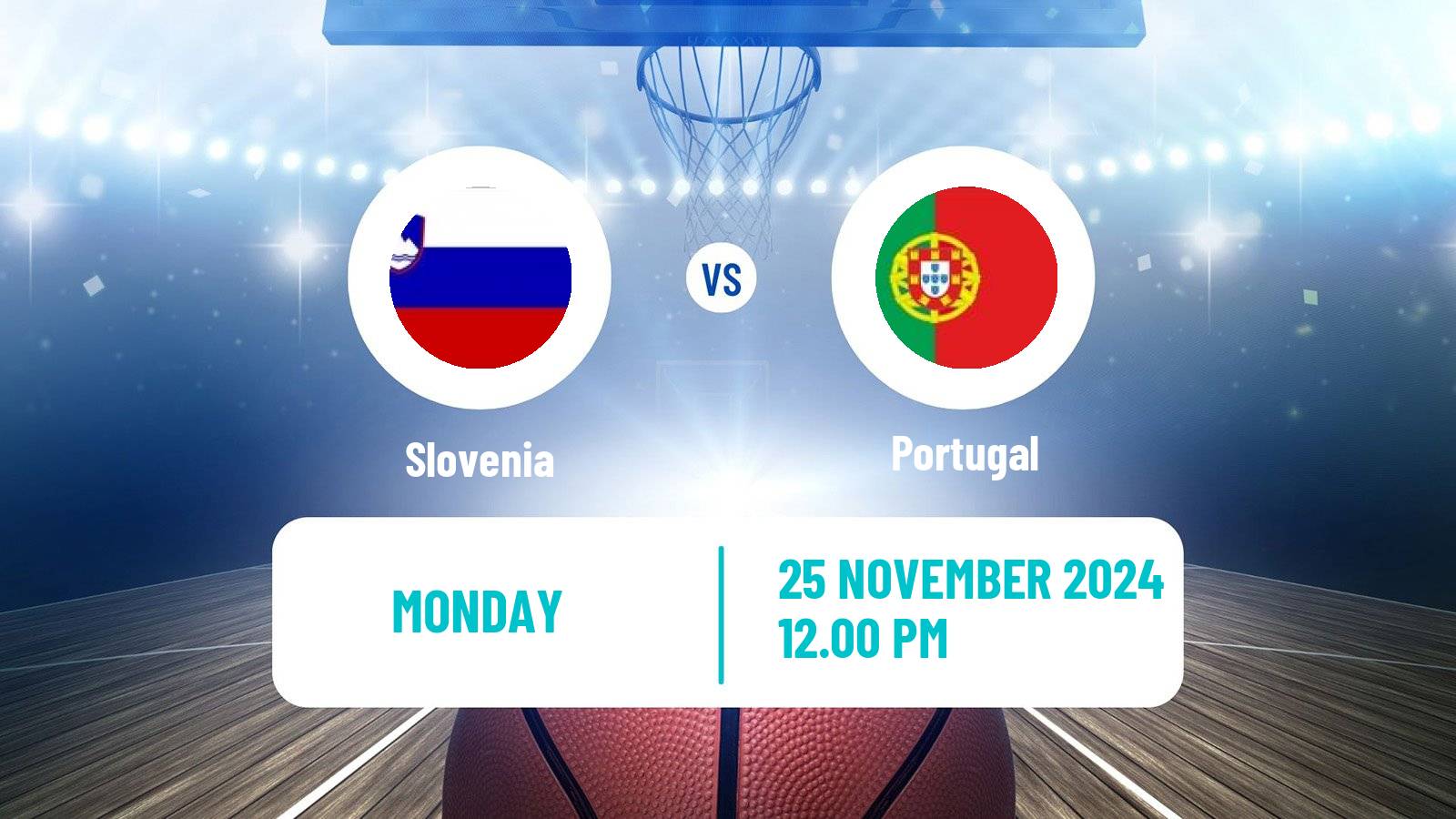 Basketball EuroBasket Slovenia - Portugal