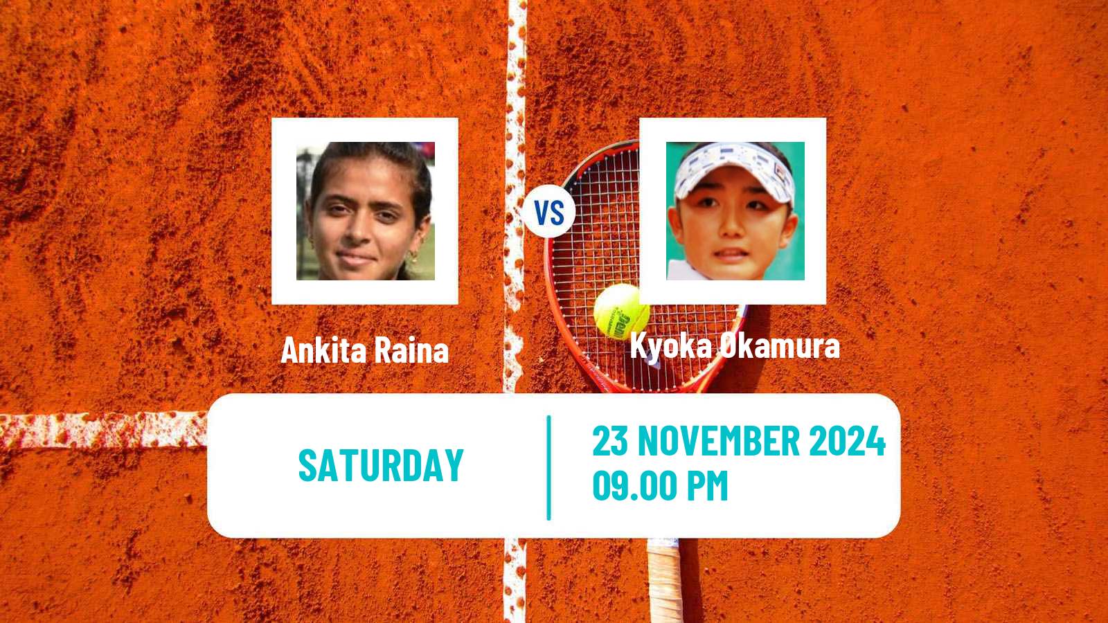 Tennis ITF W50 Caloundra Women Ankita Raina - Kyoka Okamura