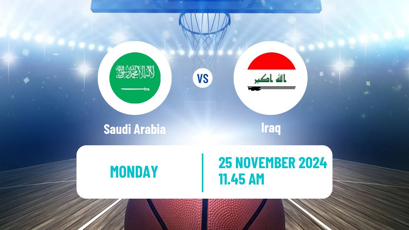 Basketball Asia Cup Basketball Saudi Arabia - Iraq