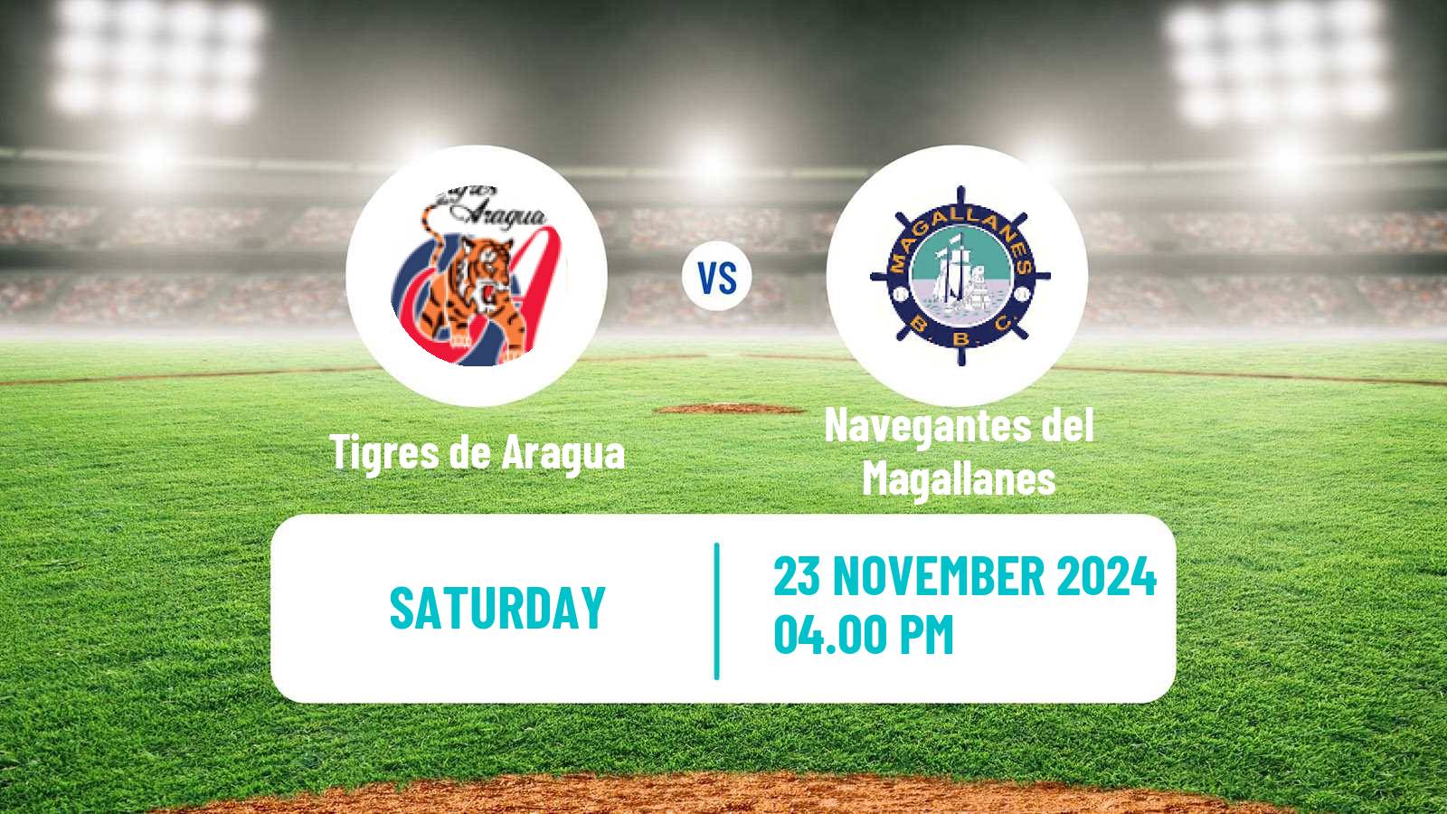 Baseball Venezuelan LVBP Tigres de Aragua - Navegantes del Magallanes