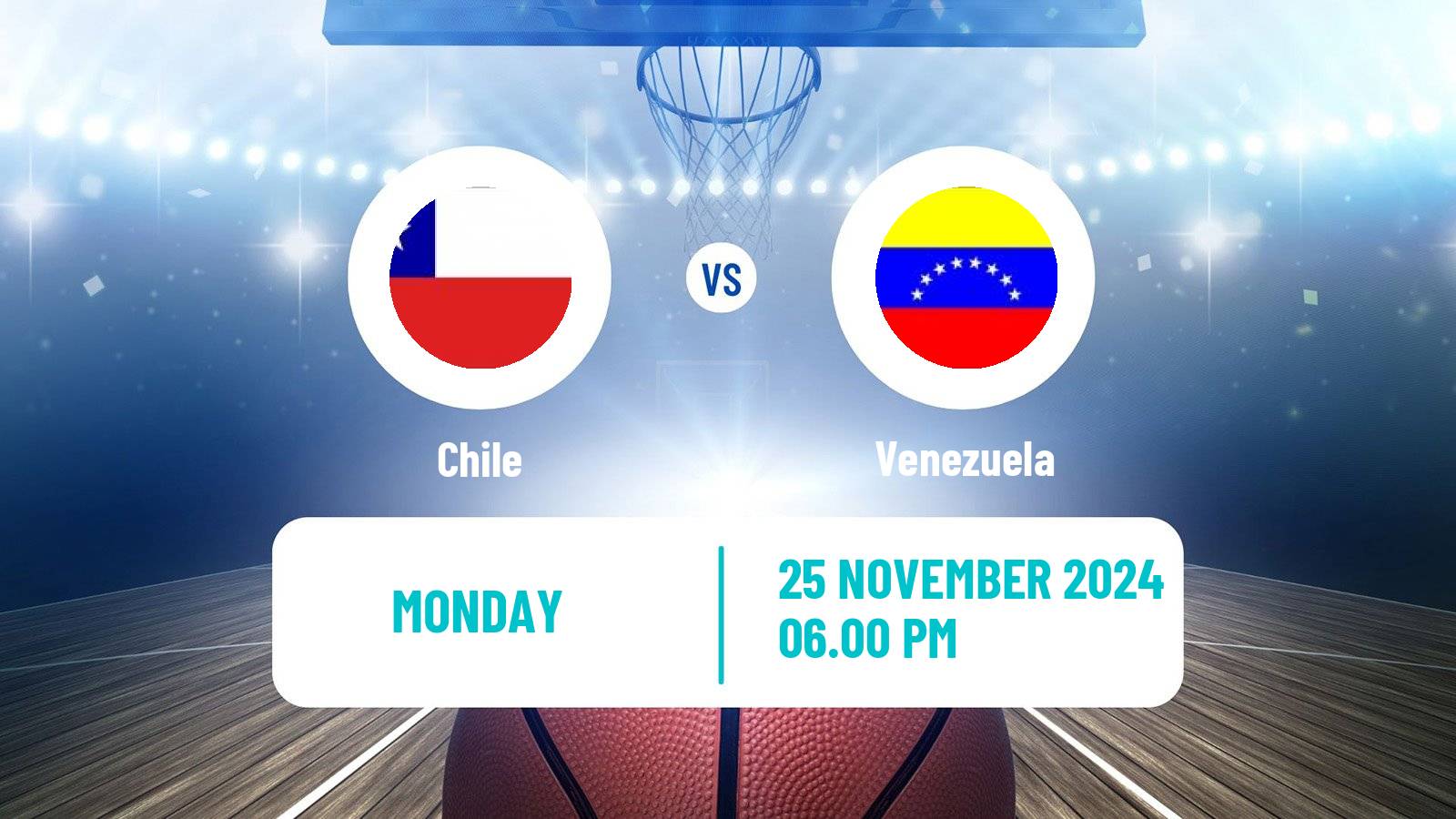 Basketball AmeriCup Basketball Chile - Venezuela