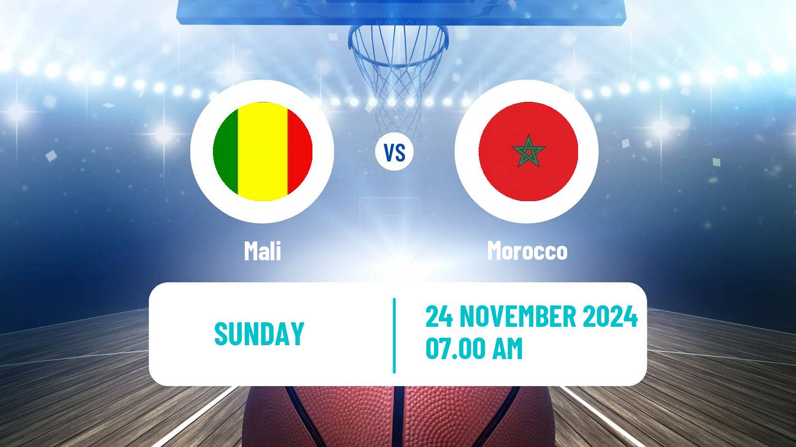 Basketball African Championship Basketball Mali - Morocco