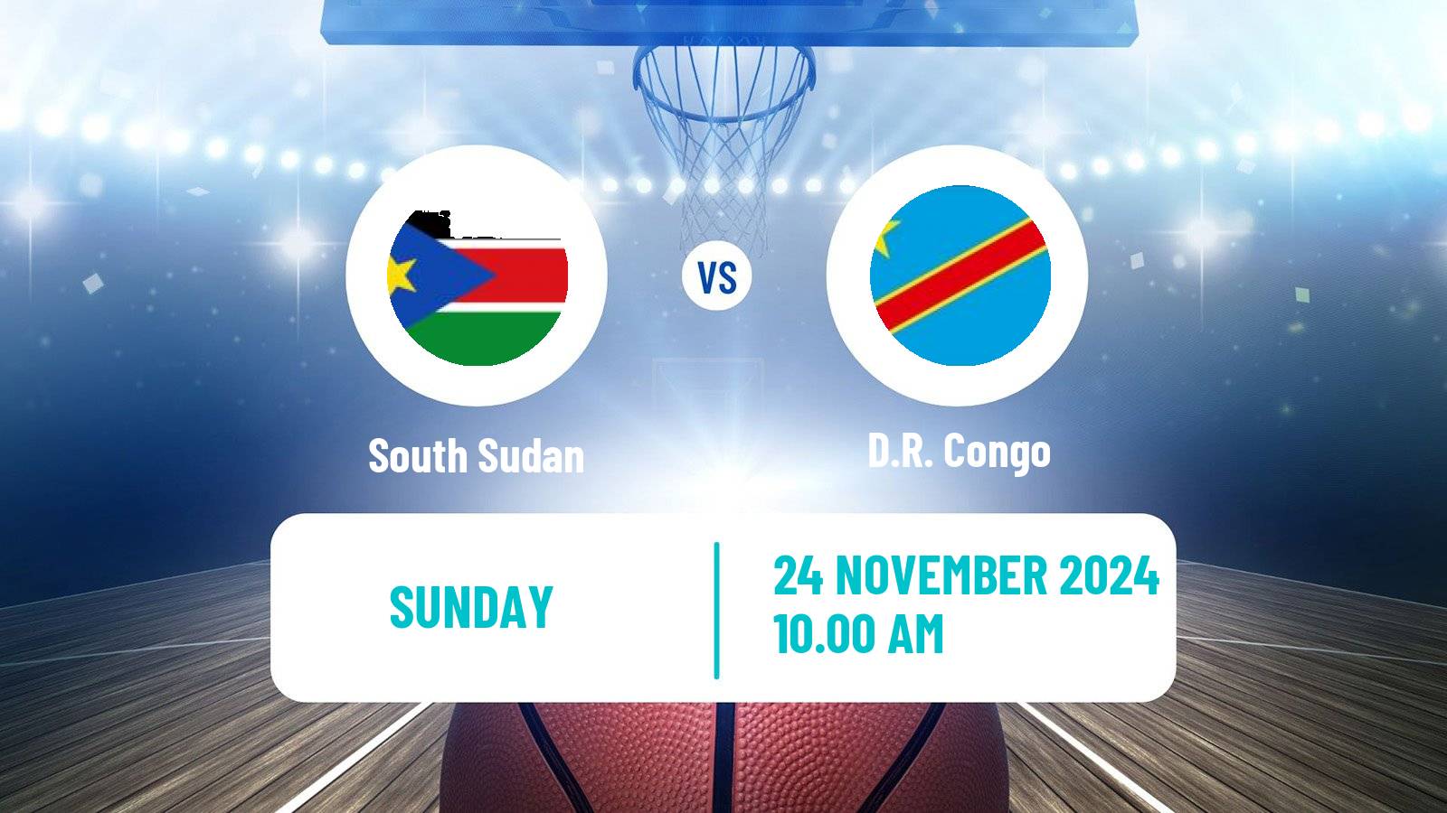 Basketball African Championship Basketball South Sudan - D.R. Congo