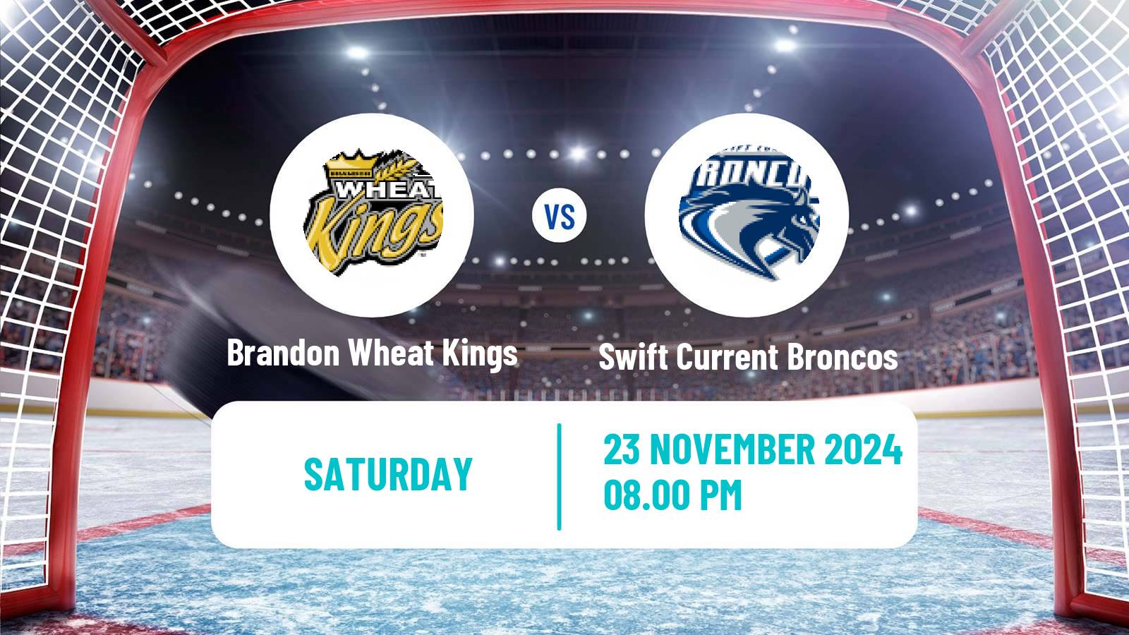 Hockey WHL Brandon Wheat Kings - Swift Current Broncos