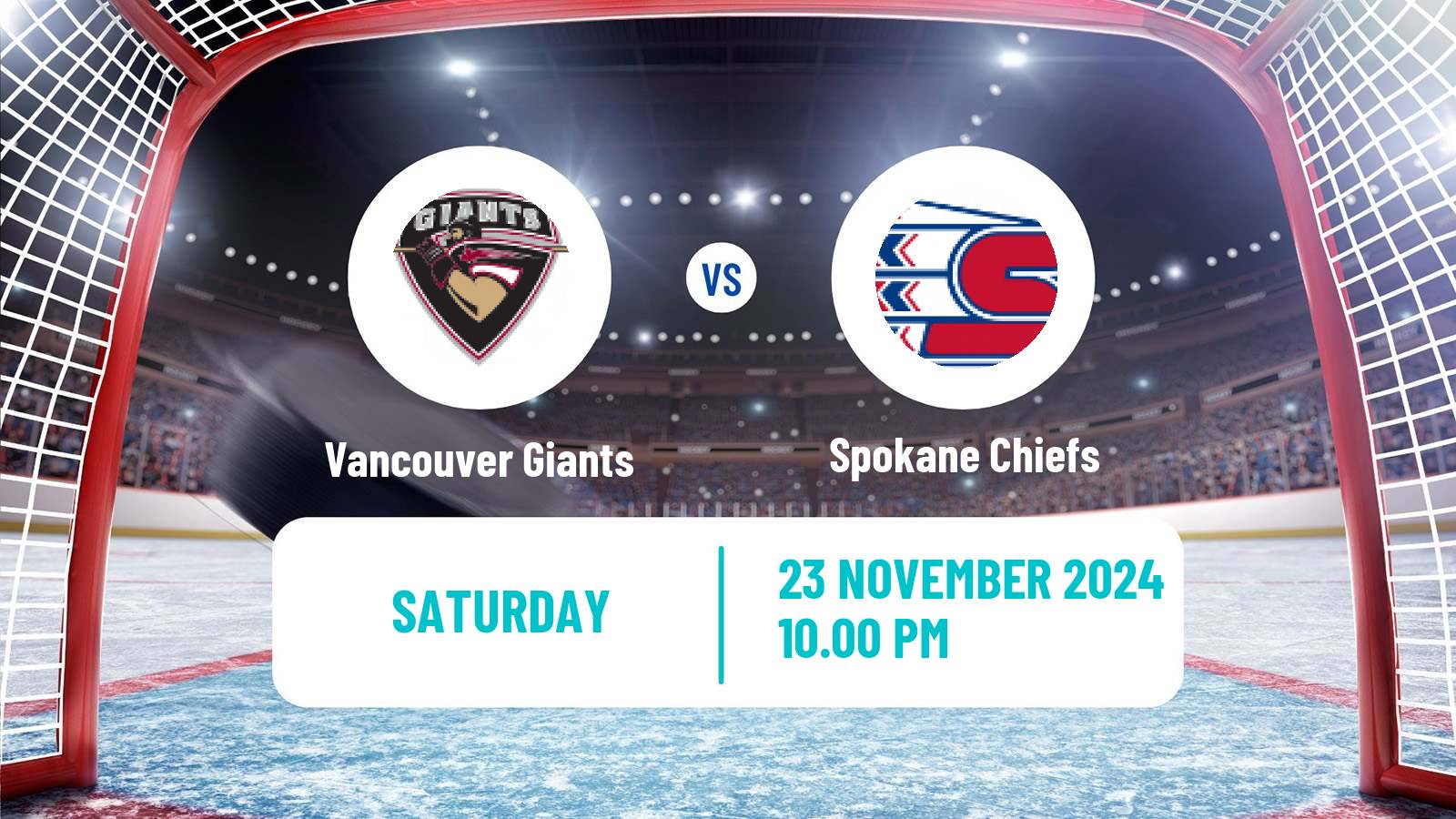 Hockey WHL Vancouver Giants - Spokane Chiefs