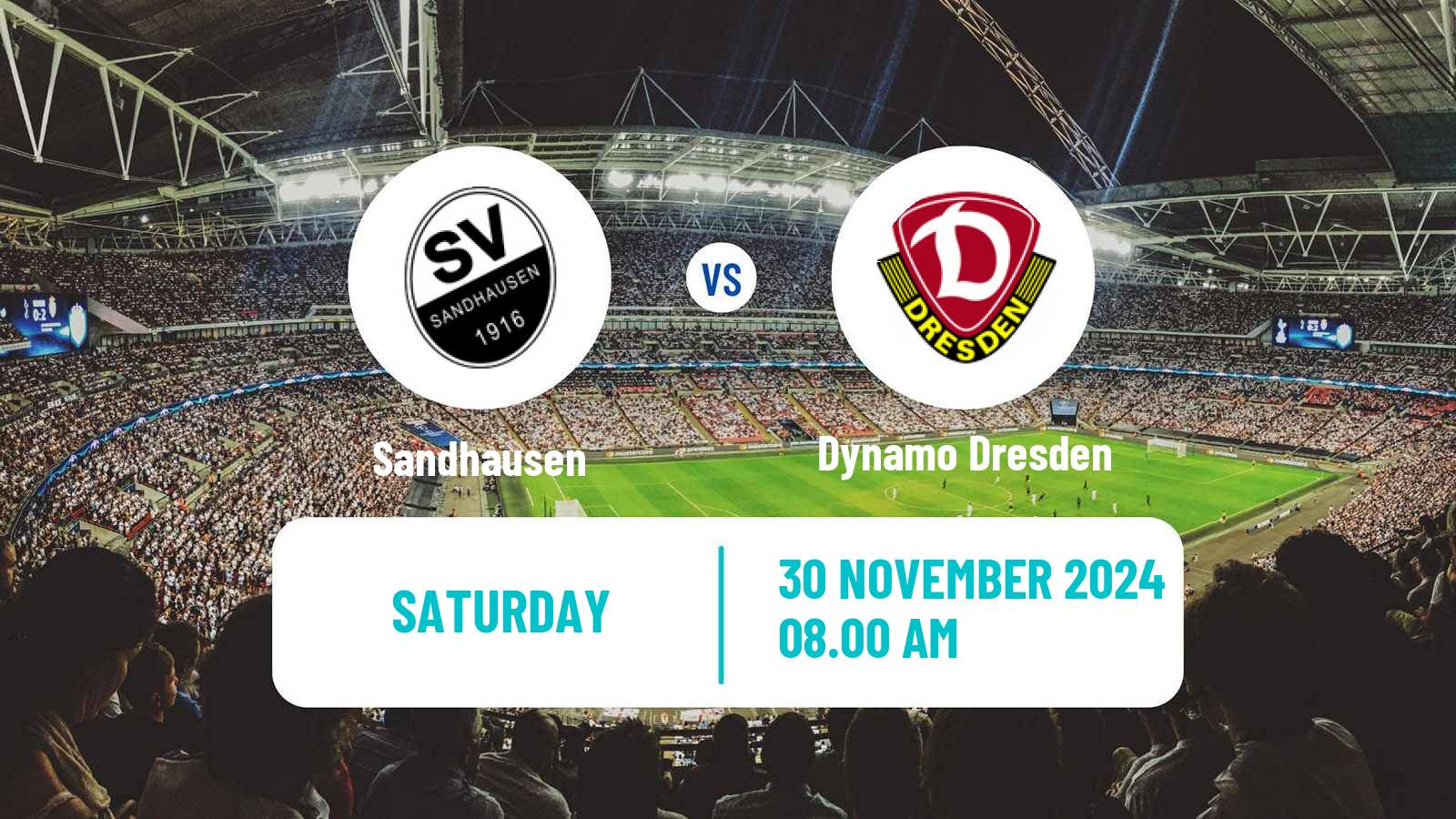 Soccer German 3 Bundesliga Sandhausen - Dynamo Dresden